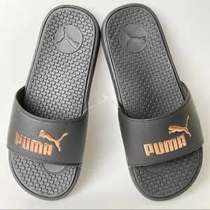 PUMA Black Slides (NWOT)